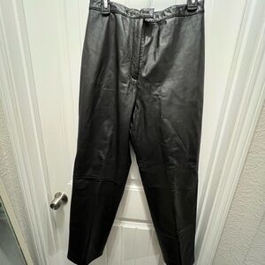 VTG Tibor high waisted leather pants size 10 movie star